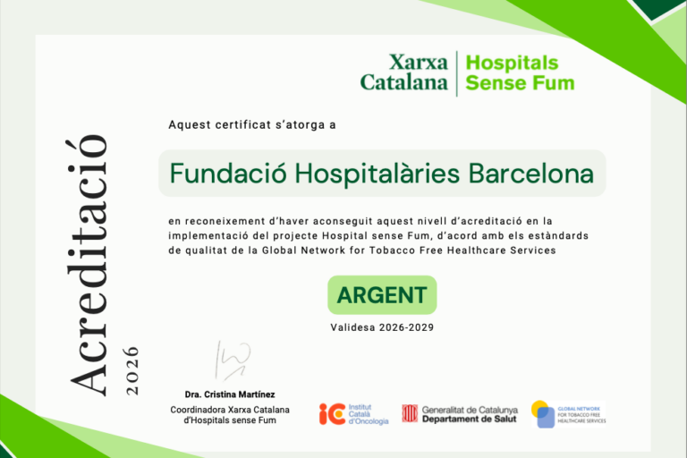 Certificat acreditacio 2026 sense fum