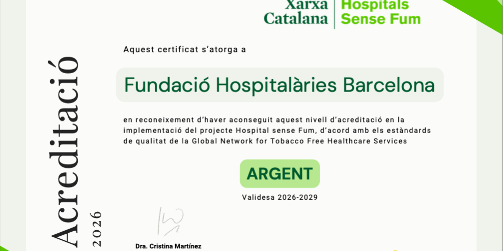 Certificat acreditacio 2026 sense fum Certificat acreditacio 2026 sense fum