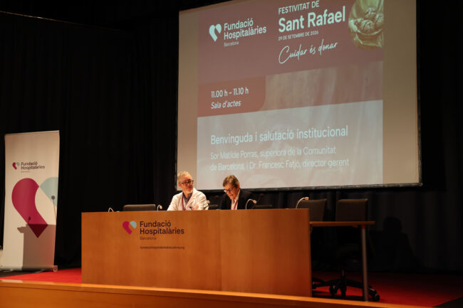 La Fundació Hospitalàries Barcelona celebra Sant Rafael sota el lema «Cuidar és donar» La Fundació Hospitalàries Barcelona celebra Sant Rafael sota el lema «Cuidar és donar»